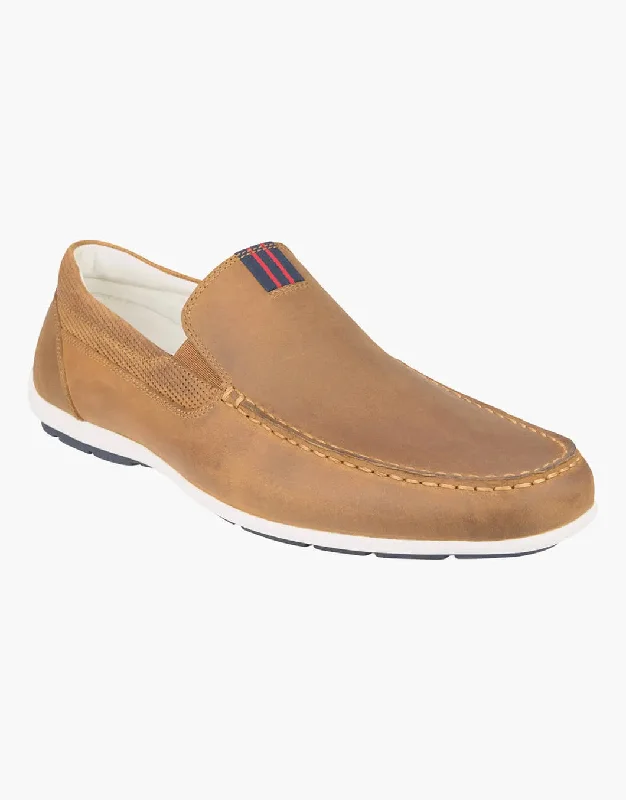 Florsheim Bermuda Tan Crazyhorse Slip On