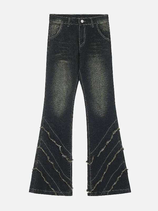 Aelfric Eden Fringe Patchwork Washed Jeans [@sophyourgirl]