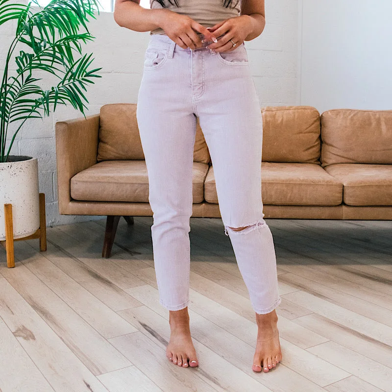 Vervet Erika Light Lilac Mom Jeans FINAL SALE